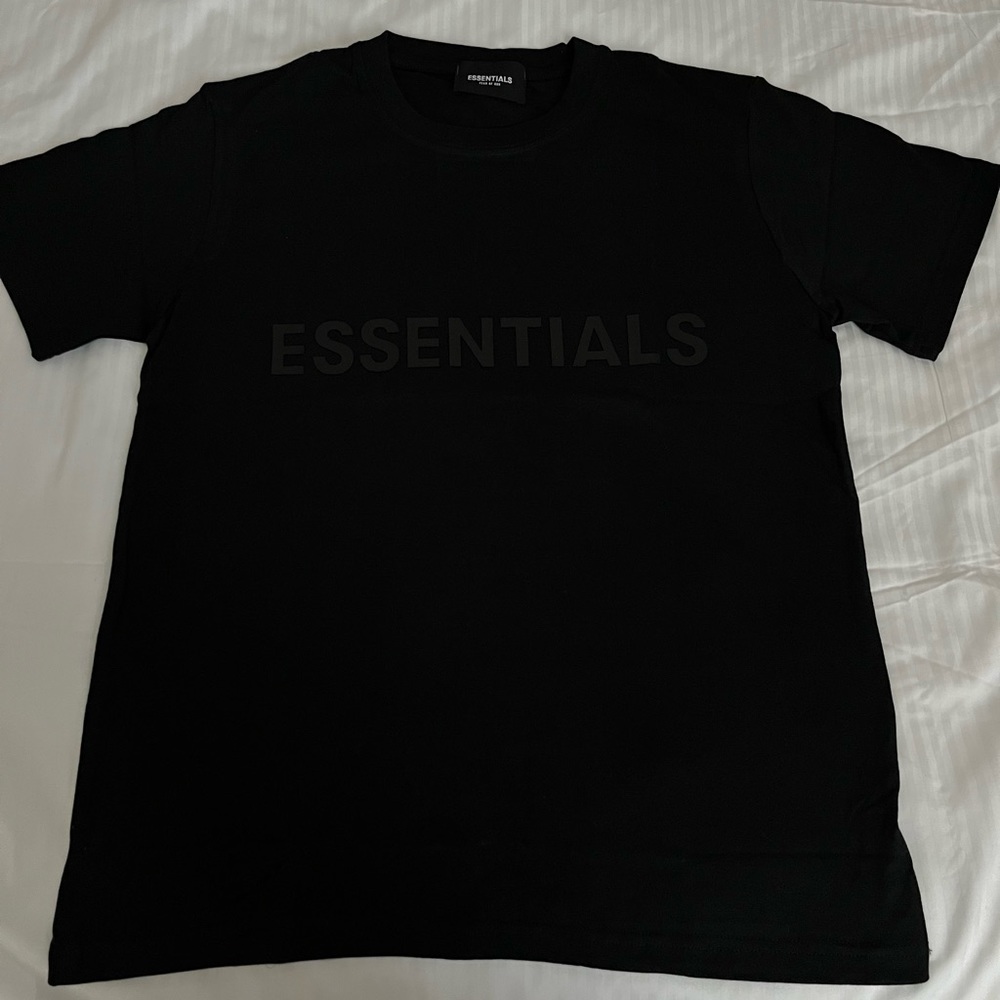 Essentials Black T-Shirt, Medium